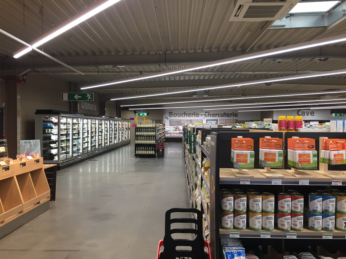 Eclairage magasin Label Vie